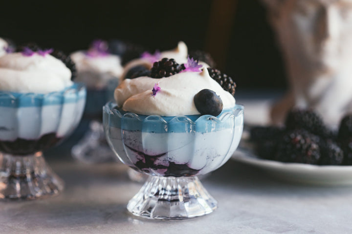 Blackberry Jasmine Parfaits