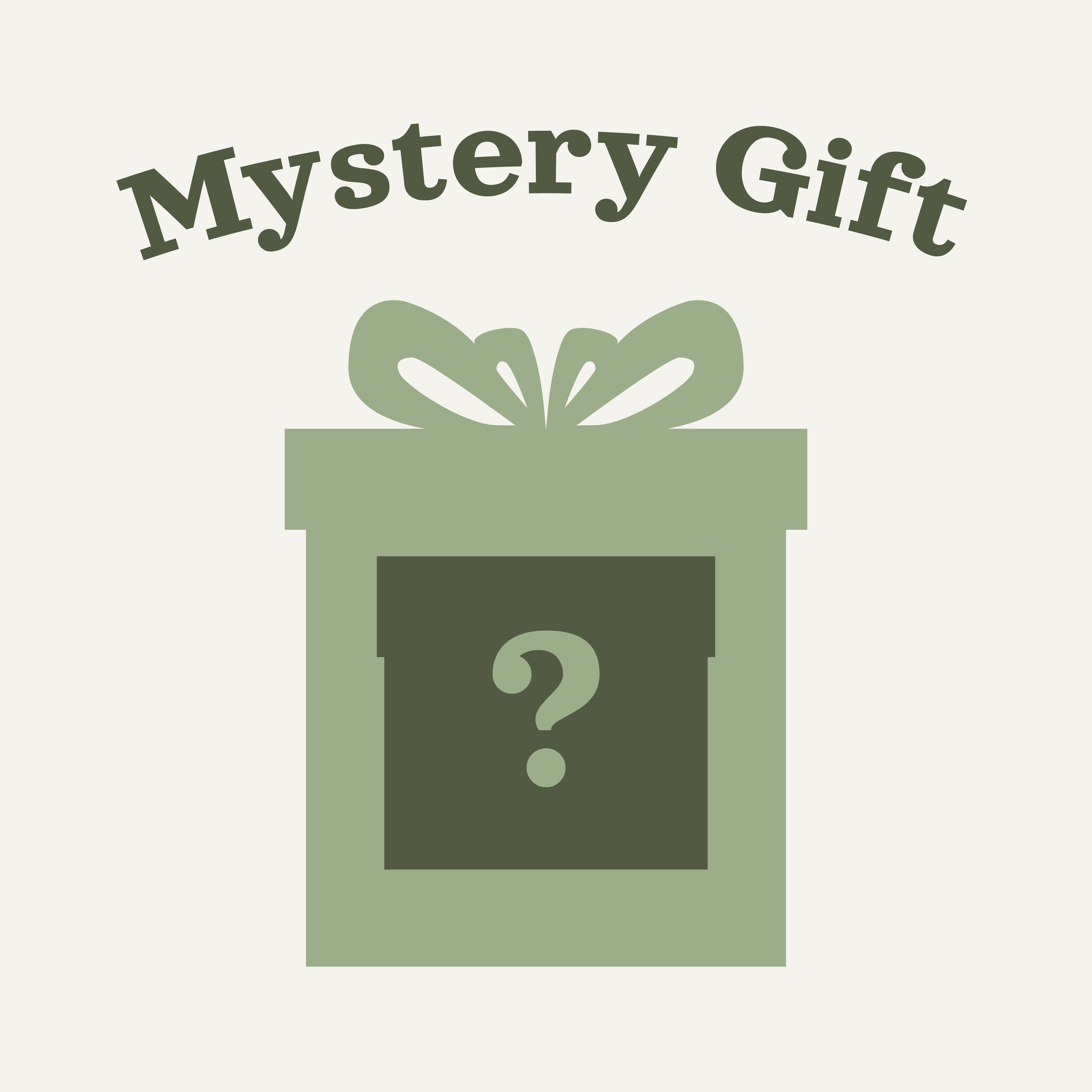 illustration of a mystery gift with purchase